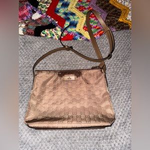 Authentic Gucci Monogram Logo Bag Crossbody Bag